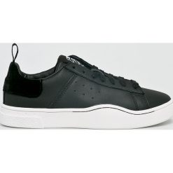 Diesel - Buty S-Clever Low. Czarne buty sportowe damskie Diesel, ze skóry, sportowe. W wyprzedaży za 359,90 zł.