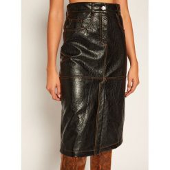 Spódnica jeansowa MSGM 2941MDD22 207670. Czarne spódniczki damskie MSGM, bez wzorów, z jeansu. Za 1449,00 zł.