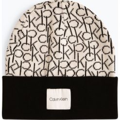 Calvin Klein - Czapka damska, czarny. Czarne czapki damskie Calvin Klein, z bawełny. Za 179,95 zł.