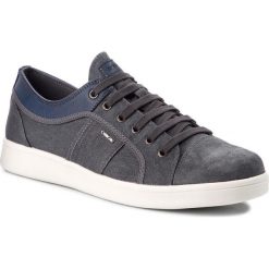 Sneakersy GEOX - U Warrens B U820LB 0NB22 C9002 Dk Grey. Szare sneakersy męskie Geox, na co dzień, bez wzorów, ze skóry, bez zapięcia. W wyprzedaży za 259,00 zł.