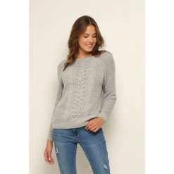 Sweter "Gabriella" w kolorze szarym. Szare swetry damskie Manoukian, s, z wełny. W wyprzedaży za 109,95 zł.