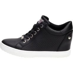 Czarne sportowe buty damskie XTI 49935. Czarne buty sportowe damskie Xti, bez wzorów, klasyczne. W wyprzedaży za 229,00 zł.
