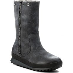 Kozaki CAPRICE - 9-26411-29 Ocean Nubuc 869. Niebieskie buty zimowe damskie Caprice, z nubiku, na obcasie. W wyprzedaży za 259,00 zł.