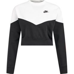 Bluza NIKE Crew Fleece AR2505. Czarne bluzy damskie Nike, xl, bez wzorów, z bawełny, bez rękawów, bez kaptura. Za 209,00 zł.