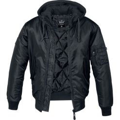 Brandit MA1 Sweathood Kurtka czarny. Czarne kurtki męskie marki Brandit, m, z aplikacjami, prążkowane, eleganckie. Za 284,90 zł.