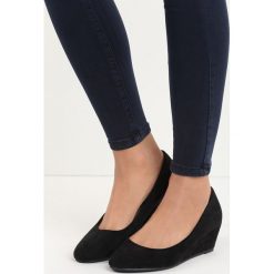 Buty ślubne damskie: Czarne Czółenka Bumps