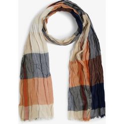 Camel Active - Szalik męski, niebieski. Brązowe szaliki męskie Camel Active, w kratkę, z materiału. Za 139,95 zł.