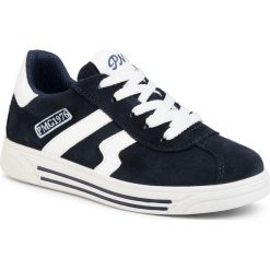 Sneakersy PRIMIGI - 5376955 S Navy. Niebieskie trampki chłopięce Primigi, bez wzorów, z zamszu, na sznurówki. Za 259,00 zł.