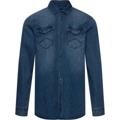 Koszula Armani Exchange 6GZC20 Z1K1Z 1500. Niebieskie koszule męskie Armani Exchange, m, bez wzorów, z bawełny, casualowe, bez kołnierzyka, bez rękawów. W wyprzedaży za 269,00 zł.