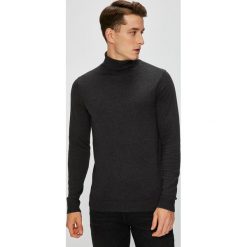 Selected - Sweter. Niebieskie swetry męskie marki Selected, m, bez wzorów, z jedwabiu. W wyprzedaży za 139,90 zł.