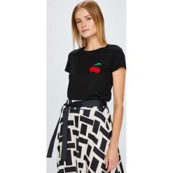 Answear - Top. Szare topy damskie marki ANSWEAR, l, z bawełny, z okrągłym kołnierzem. W wyprzedaży za 49,90 zł.
