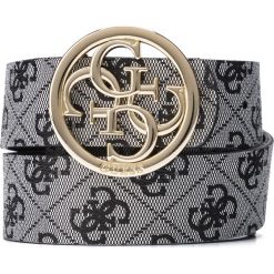 Guess Pasek Czarny. Czarne paski damskie Guess, w paski, z materiału. Za 228,95 zł.