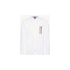 Koszule z długim rękawem Tommy Hilfiger MW0MW10962 STRIPE POCKET. Białe koszule męskie TOMMY HILFIGER, s, bez wzorów, bez kołnierzyka, z długim rękawem. Za 343,16 zł.