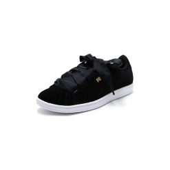 Buty Puma VIKKY RIBBON 364262 02. Czarne trampki i tenisówki damskie marki Puma, bez wzorów, bez zapięcia. Za 309,21 zł.