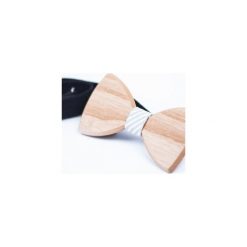 Drewniana Mucha. Brązowe muszki męskie marki Bewoody, na co dzień, bez wzorów, z tkaniny, eleganckie. Za 100,00 zł.