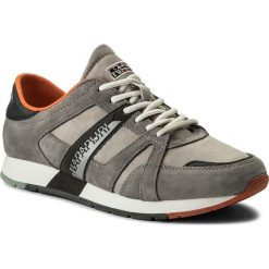 Sneakersy NAPAPIJRI - Rabari 16833620 Medium Grey N807. Szare sneakersy męskie Napapijri, na co dzień, bez wzorów, ze skóry, klasyczne, bez zapięcia. W wyprzedaży za 229,00 zł.