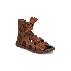 Sandały Airstep / A.S.98 RAMOS LACES. Pomarańczowe sandały damskie marki Airstep / A.S.98, bez wzorów, bez obcasa, bez zapięcia. Za 839,00 zł.