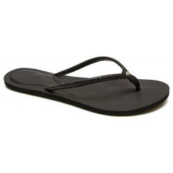 Rip Curl Japonki Damskie Luna 37 Czarny. Czarne klapki damskie Rip Curl, bez wzorów, bez obcasa. Za 133,00 zł.