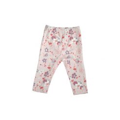 Spodnie niemowlęce: EBI & EBI Fairtrade Leginsy allover/rosa