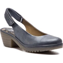 Sandały FLY LONDON - Wurtfly P501020001 Anthracite. Szare klapki damskie marki Fly London, bez wzorów, ze skóry, bez obcasa, na obcasie. Za 429,00 zł.