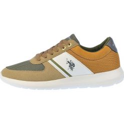 U.S. POLO ASSN. tenisówki męskie Dillier 41 zółty. Żółte trampki męskie U.S. Polo Assn., bez wzorów, bez zapięcia. Za 289,00 zł.