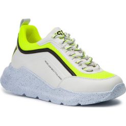 Sneakersy MSGM - College Hiking Trainers 2641MDS211 130 08 Biały Żółty. Żółte sneakersy damskie marki MSGM, ze skóry ekologicznej. Za 1519,00 zł.