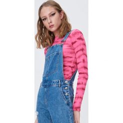 Bluzka tie dye - Wielobarwny. Bluzki damskie Sinsay, s, bez wzorów, bez kołnierzyka, bez rękawów. W wyprzedaży za 22,99 zł.