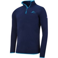 Bluza polarowa "Hekla" w kolorze granatowo-turkusowym. Niebieskie bluzy męskie Westfjord, m, z materiału. W wyprzedaży za 79,95 zł.