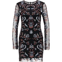 Sukienki: Endless Rose SCALLOP HEM CUTOUT BACK Sukienka etui black/combo