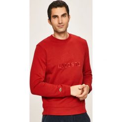 Lacoste - Bluza. Zielone bluzy męskie Lacoste, m, bez wzorów, z bawełny, z okrągłym kołnierzem, bez rękawów, bez kaptura. Za 559,90 zł.