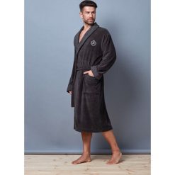 Szlafroki męskie: Szlafrok Męski Clint Szary r. L – 176