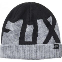 FOX Czapka Męska Ridge Beanie Update Szara. Szare czapki męskie marki FOX, prążkowane. Za 134,00 zł.