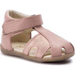 Sandały MRUGAŁA - Mimi 1111/9-40 Rosa. Różowe sandały dziewczęce Mrugała, ze skóry, bez zapięcia. W wyprzedaży za 159,00 zł.