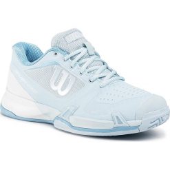 Buty WILSON - Rush Pro 2.5 2019 W WRS326440 Omphalodes/Wht/Alas Kanbl. Niebieskie buty sportowe damskie Wilson, bez wzorów, ze skóry ekologicznej, sportowe, tenisowe. Za 519,00 zł.