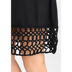 Sukienki: YAS YASCROCHET DRESS Sukienka z dżerseju black