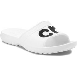Chodaki damskie: Klapki CROCS - Classic Graphic Slide 204465 White/Black