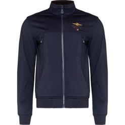 Kurtka AERONAUTICA MILITARE. Niebieskie płaszcze męskie Aeronautica Militare, bez wzorów, z polaru, bez kaptura. Za 1110,00 zł.