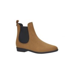Botki Casu Camelowe kalosze sztyblety YJ-535. Brązowe botki damskie na zamek Casu. Za 68,99 zł.