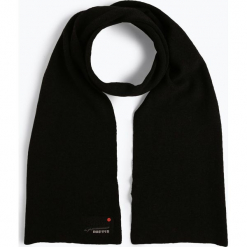 Superdry - Szalik męski, czarny. Czarne szaliki męskie Superdry, z aplikacjami, z bawełny. Za 149,95 zł.