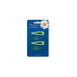 TOP CHOICE Spinka "PYK" zielone 4szt 6523156. Zielone ozdoby do włosów TOP CHOICE. Za 1,89 zł.