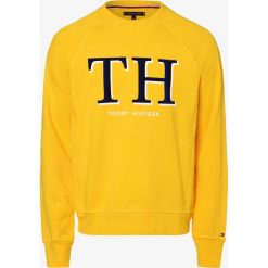 Tommy Hilfiger - Męska bluza nierozpinana, żółty. Żółte bluzy męskie xl, z nadrukiem, z materiału, eleganckie. Za 349,95 zł.