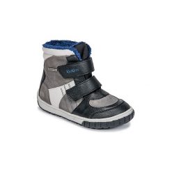 Śniegowce Dziecko Kickers SITROUILLE WPF. Czarne buty chłopięce zimowe marki Kickers. Za 239,20 zł.