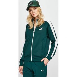 Puma - Bluza. Szare bluzy damskie z kieszeniami marki Puma, s, z elastanu, bez kaptura. Za 119,90 zł.