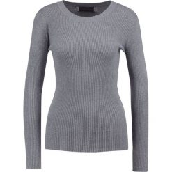 Swetry klasyczne damskie: Storm & Marie NAP Sweter dark gray melange