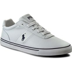 Tenisówki POLO RALPH LAUREN - Hanford A85 Y2140 R0580 A1000 816168180110 White. Białe półbuty męskie marki Polo Ralph Lauren, na co dzień, z aplikacjami, ze skóry, na sznurówki. Za 419,90 zł.