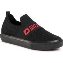Sneakersy BIG STAR - FF274221 Black. Czarne półbuty damskie BIG STAR, na co dzień, bez wzorów, z gumy, retro, bez obcasa, na płaskiej podeszwie, bez zapięcia. Za 129,00 zł.