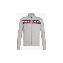 Bluzy Tommy Hilfiger MW0MW09521 TOMMY ZIP TROUGH. Szare bluzy męskie TOMMY HILFIGER, s, bez wzorów, bez kołnierzyka, bez rękawów, bez kaptura. Za 391,71 zł.