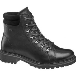 Czarne trapery damskie Highland Creek z membraną DeiTex Highland Creek czarne. Czarne trapery damskie Highland Creek, ze skóry, bez obcasa, na obcasie, na sznurówki. Za 219,90 zł.
