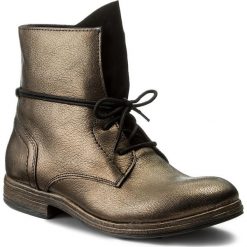 Botki damskie lity: Botki LANQIER - 39C717 Gold/Black