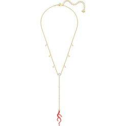 Swarovski - Naszyjnik Shell. Żółte naszyjniki damskie Swarovski, z kryształem, metalowe. Za 499,90 zł.